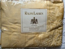 Ralph Lauren Estate Fairchild Queen Flat Sheet New