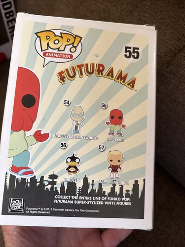 Funko Pop! Vinyl: Futurama - Dr. Zoidberg #55 NIB - Picture 3 of 6
