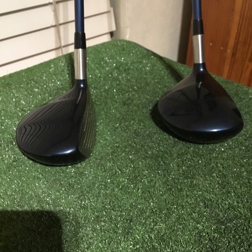 Mizuno Blue Rage T-Zoid Forged Woods Set 3W & 5W Regular Exsar Platinum Graphite - Picture 5 of 11