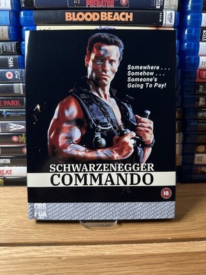 Commando (1985) Custom Schutzhülle 4K UHD / Blu Ray Case Size