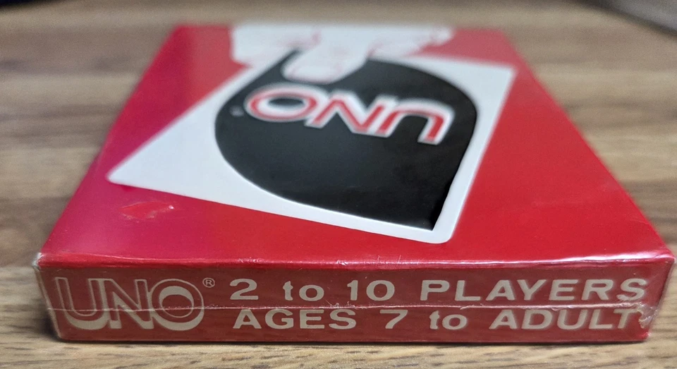 Винтажная (1971) (1973) карточная игра UNO НОВАЯ ЗАПЕЧАТАННАЯ - Изображение 3 из 4