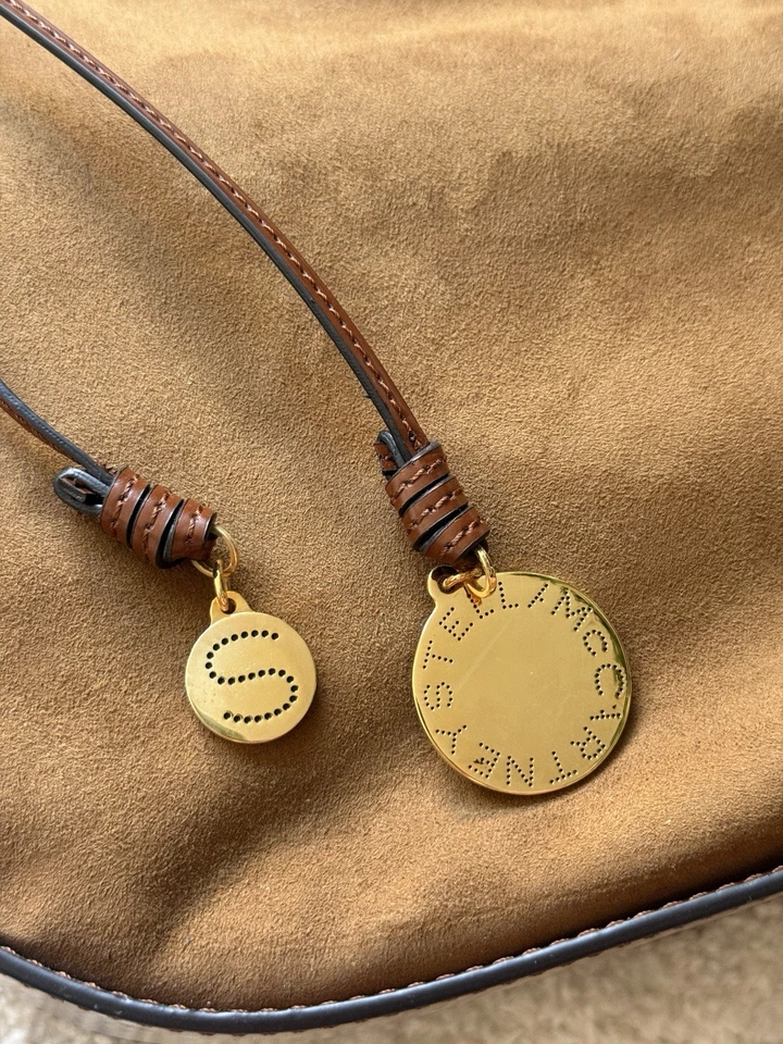 Stella McCartney коричневый Hobo наплечная сумка в веганской коже - Изображение 2 из 4