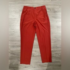 Banana Republic Rust Red Work Casual Pants Air Stretch