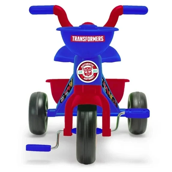 Triciclo Transformers Niño Pequeño con Cesta, Fácil Pedal Primer Paseo Bicicleta para Niños Foto 2 de 3