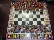 Handmade chess unique set nice gift