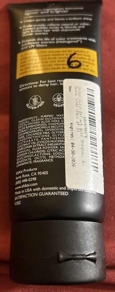 Champú Shikai Color Reflect dorado 8 OZ Foto 2 de 2