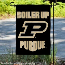 Purdue Boiler Up Garden Flag and Yard Banner