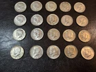 Roll Of 20 40% Silver Kennedy Half Dollars  1965-1969 $10 Face!