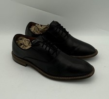 Vince Camuto Mens Vy Lawson Black Oxford Dress Shoes Mens Size 10.5 In Hand