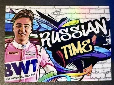 2020 TOPPS CHROME F1 FORMULA 1 TRACK TAGS TT14 ARTEM MARKELOV BWT HWA