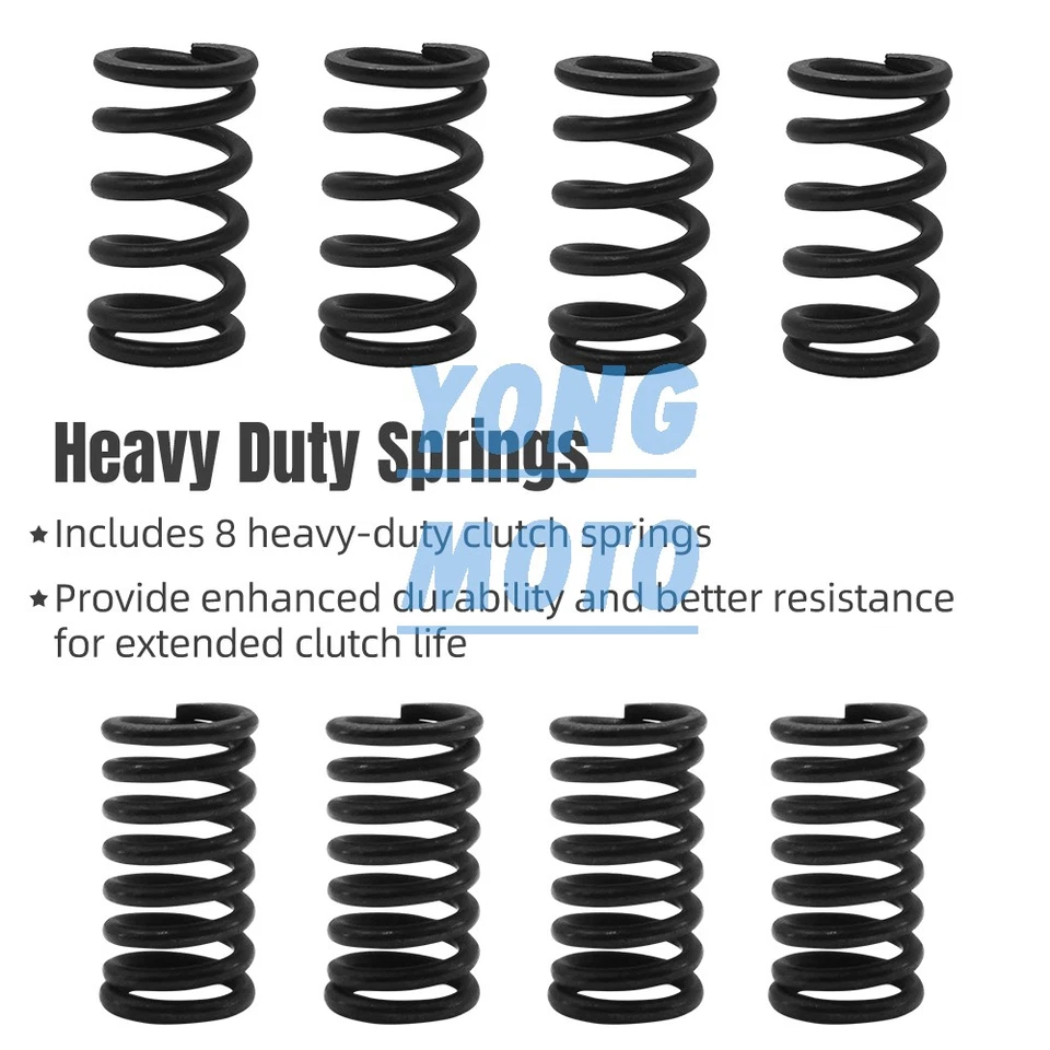 Clutch Friction Plates Kit & Spring Gasket for Suzuki Marauder 800 VZ800 1997-04 Foto 4 de 4