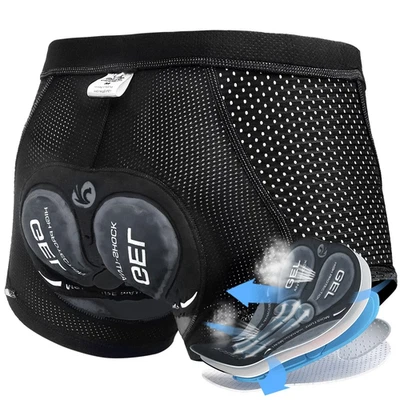 X-TIGER Herren-Radunterwäsche Mit 5D-Gel-Gepolsterten Mtb-Boxer-Radhose, Rennrad - Bild 1 von 4