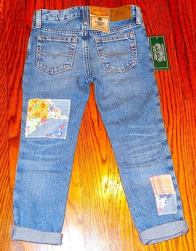 POLO RALPH LAUREN AUTHENTIC TODDLERS GIRLS BRAND NEW ORIGINAL JEANS Size 4, NWT - Picture 3 of 7