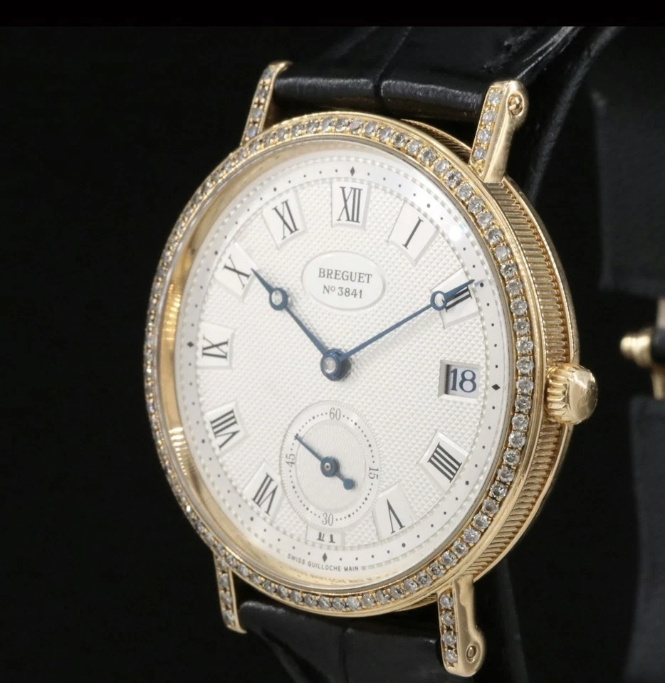 Reloj Pulsera Automático Breguet Classique 5920BA/15/984 Oro Bisel Diamante Foto 2 de 4