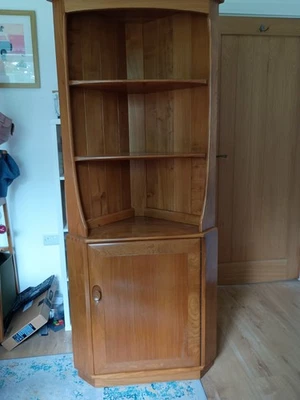 Ercol Windsor Corner Cabinet Light Finish Model 743 vgc - Image 1 of 4