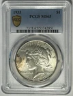 1935  PEACE DOLLAR PCGS MS 65