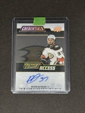 2022 Credentials Mason McTavish Ticket Access Acetate Auto /25 #TA-MM Ducks