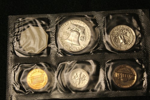 1959 Proof Set US Mint 90% Silver Coin Lot in Original Package - 第 2/7 張圖片
