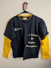 Vintage Y2K 2006 FIFA World Cup Germany navy long sleeve shirt Collector Special