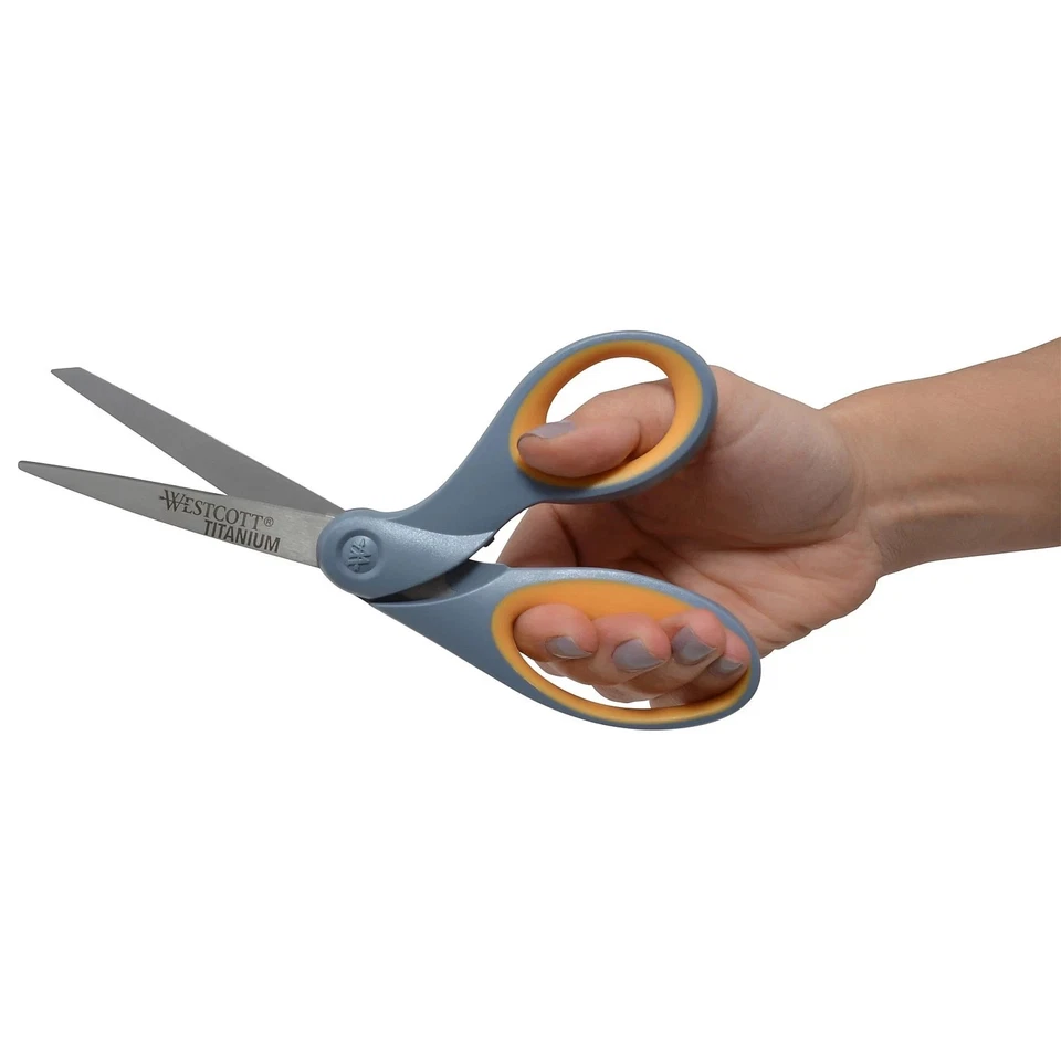 Tijeras unidas Westcott titanio 8" dobladas 13731 Foto 3 de 3