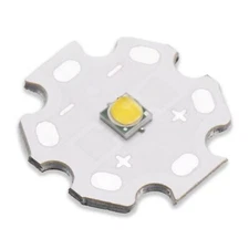 5Pcs 3W White 3535 SMD High Power LED Chip with Aluminum Plate 20mm Star PCB ...