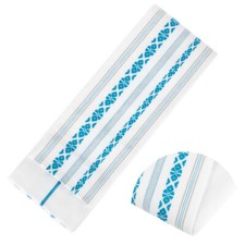 Japanese Men's Traditional KAKU OBI Cotton 100 White Purple Blue Manual