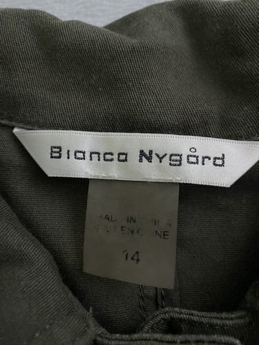 Bionco Nygord Damen Jacke Militärgrün Knopfleiste 4 Taschen Größe 14 De Seg Mano - Bild 5 von 9