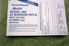 Marlin Model 882 22 Magnum Rifle Bolt Action 22 WMRF only Owner's Manual (39)