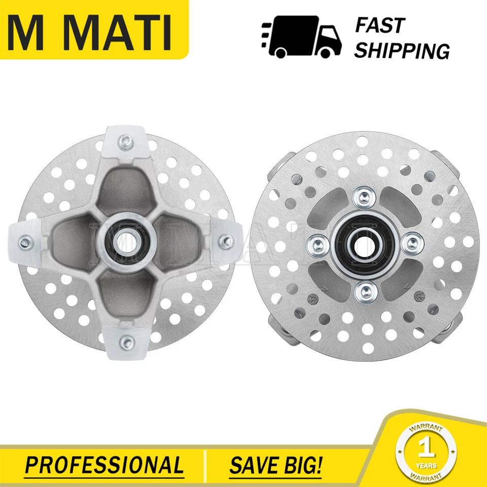 Rotor de cubo de rueda delantera con cojinetes pernos para Yamaha Raptor 660R YFM660R 2001-2005 Foto 4 de 4