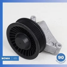 2016 Jaguar X351 XJL Engine Lower Belt Idler Pulley Bracket w/ Pulley OEM