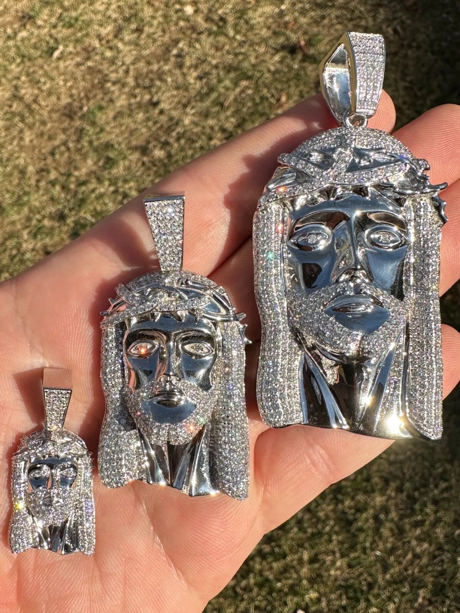 Iced out jesus piece real outlet