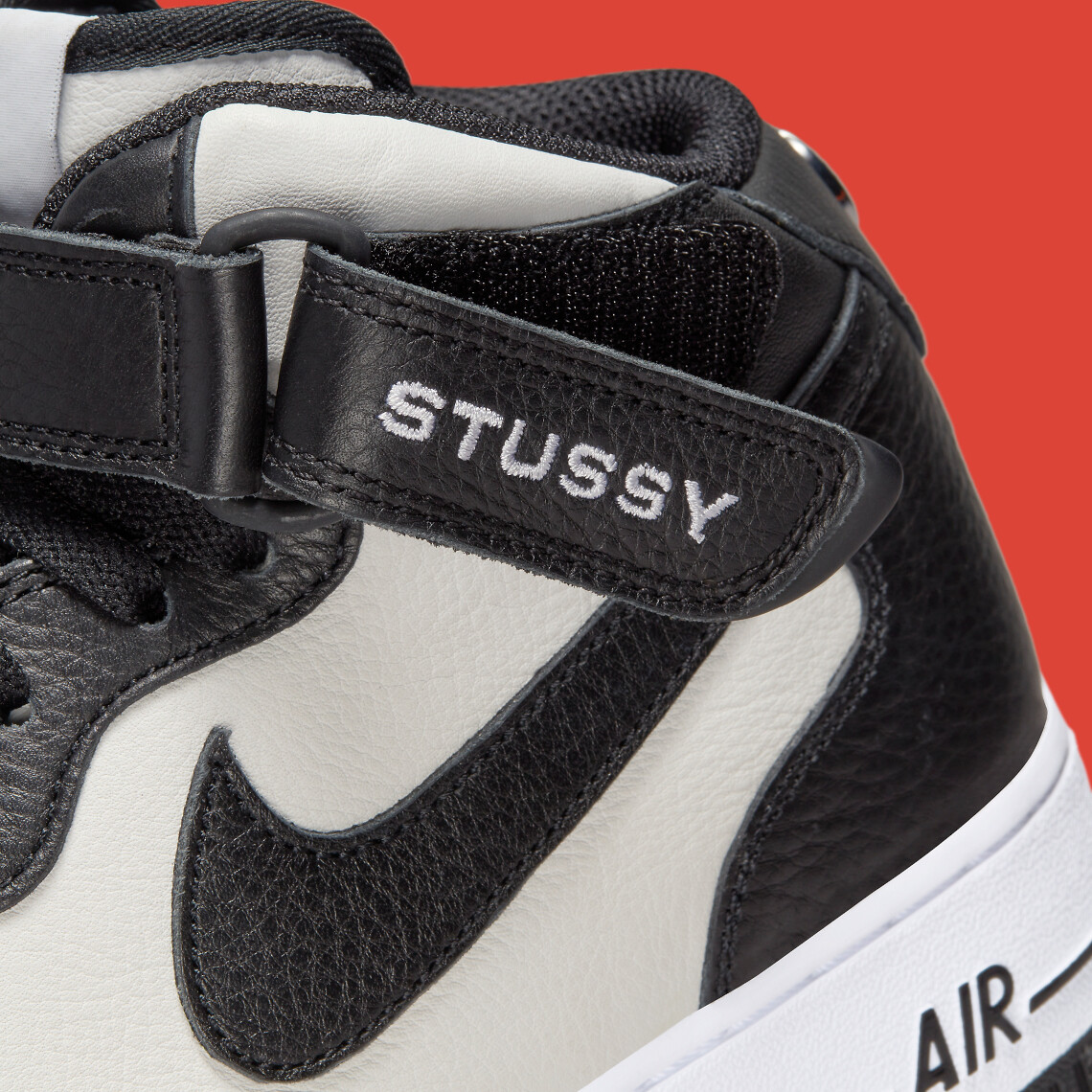 Nike Air Force 1 '07 Mid SP Stussy Panda Black White DJ7840