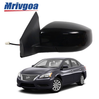 Fit 2013-2019 Nissan Sentra Power Heated 5-Pin Mirror Driver Left LH Side, Black