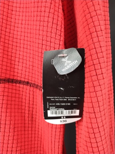NWT Xersion Midweight Jacket Coral Size S8 - Picture 2 of 8