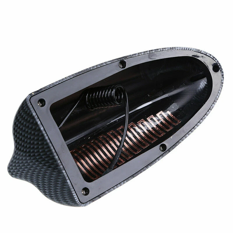 Антенна воздушная автомобильная крыша радио сигнал AM/FM акульи плавники стиль из углеродного волокна - Изображение 4 из 4