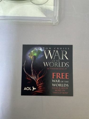 2005 CD Rom aus AOL mit War of the Worlds Spiel drauf - wie besehen - gebraucht - Bild 3 von 7