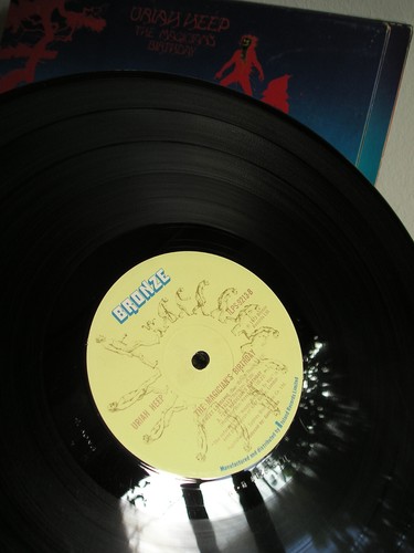 Uriah Heep The Magician's Birthday LP +insert 1st press UK Island Bronze - Foto 7 di 17