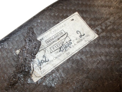 Ducati Performance carbon fibre exhaust heat shield guards Monster S2R S4R S4RS - Picture 6 of 9