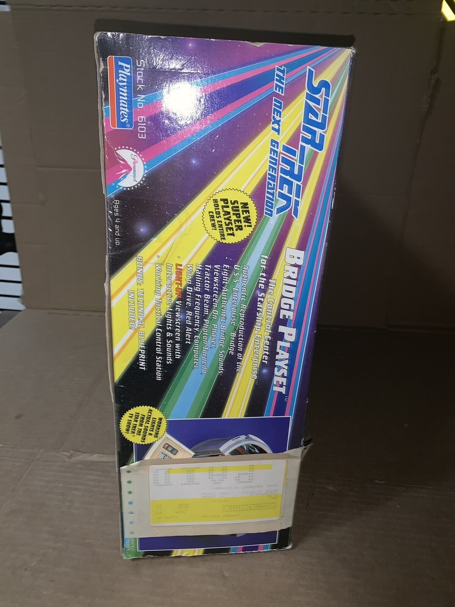 スタートレック ザネクストジェネレーションブリッジ プレイセット Star Trek The Next Generation Bridge Playset COMPLETE-VINTAGE | eBay