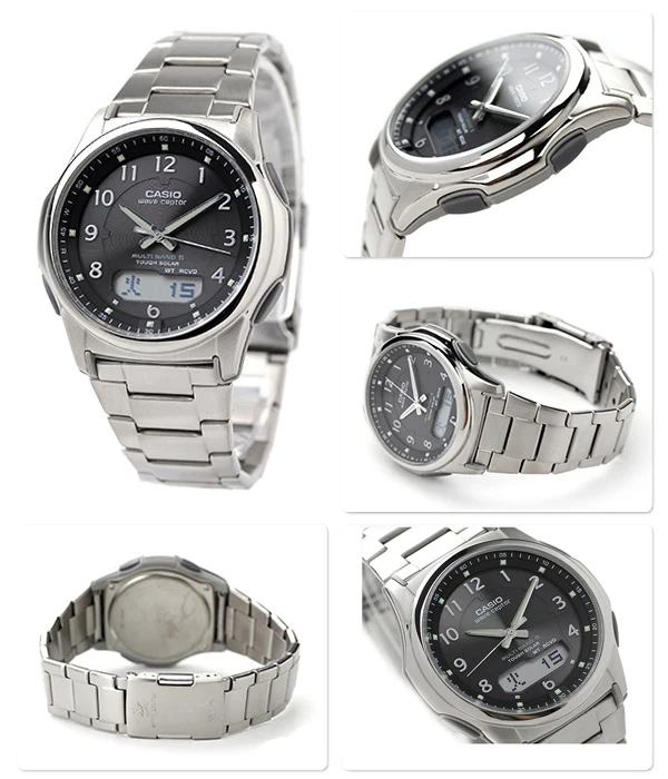 Reloj Casio Wave Ceptor WVA-M630TDE-1AJF Titanio Resistente Solar Radio Atómica Hombre