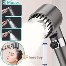 High Pressure Massage Multifunctional One-Button Adjustment Shower Head w/Filter