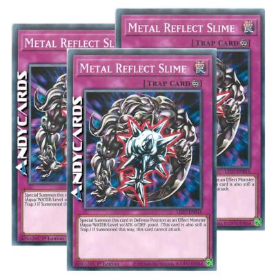 3x METAL REFLECT SLIME (Reflektierte Brei-Metalle)   Common   LED7 EN015 YUGIOH