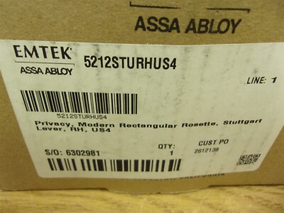 NEW  Emtek 5212STURHUS4 Set  *FREE SHIPPING*