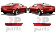 Für Chevrolet Camaro USA 2009-2015 Neu Hinten Bumper Seitenblinker Rot Paar Set