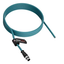 Alvin's Cables M12 A-Code 8 Pin Male to Open End Power I/O Cable Cat6a High-Flex