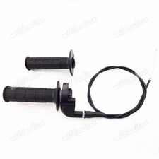 Handle Bar Throttle Grips Cable For XL 100 125 150 175 185 250cc Pit Dirt Bike
