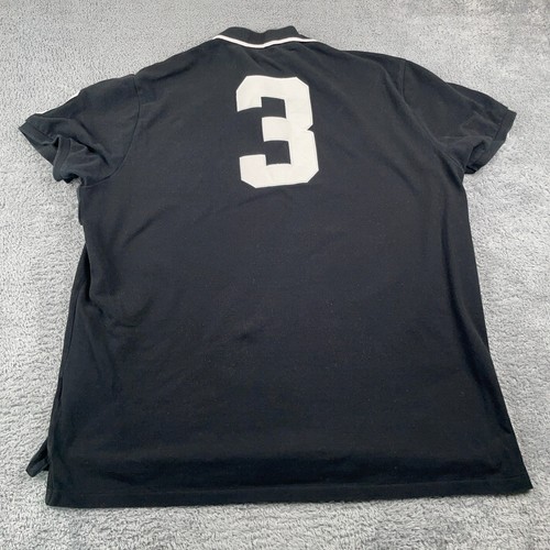 Polo Ralph Lauren Shirt Mens 2XL Black Las Vegas Big Pony Crest Custom Slim Fit - Picture 4 of 10