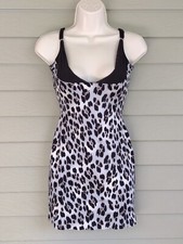 Victoria  s Secret So Curvaceous Push-Up Slip Shaper w/ Panty Leopard Size L