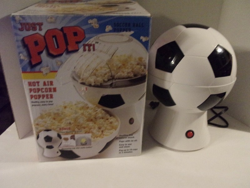  Just Pop It  Soccer Ball Popcorn Maker Popper