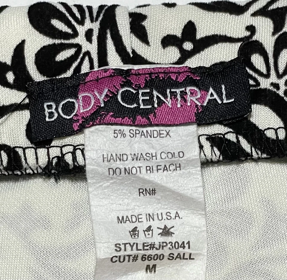 Pantalones cortos Body Central Paisley blancos para mujer talla M (26"" cintura) Foto 3 de 4